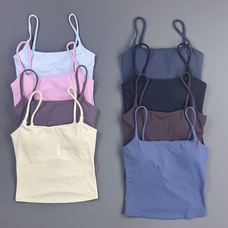 Crop Top Crochet - Gym Top Women Spaghetti Strap Camisole