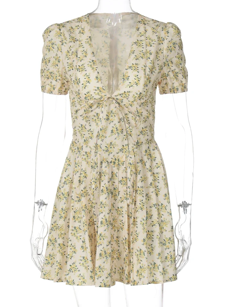 4XL French Floral Dress Plus S - Romper Floral Print recension och pris