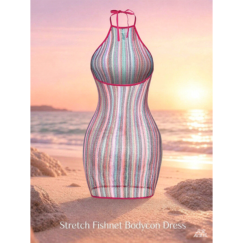 1PC Sexy Women Fishnet Cover U - Cover Up Kaftan recension och pris