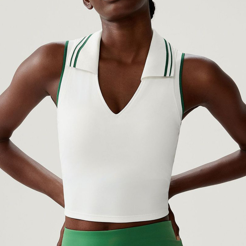 Women Fitness Yoga Top Sleevel - Crop Top Crochet recension och pris