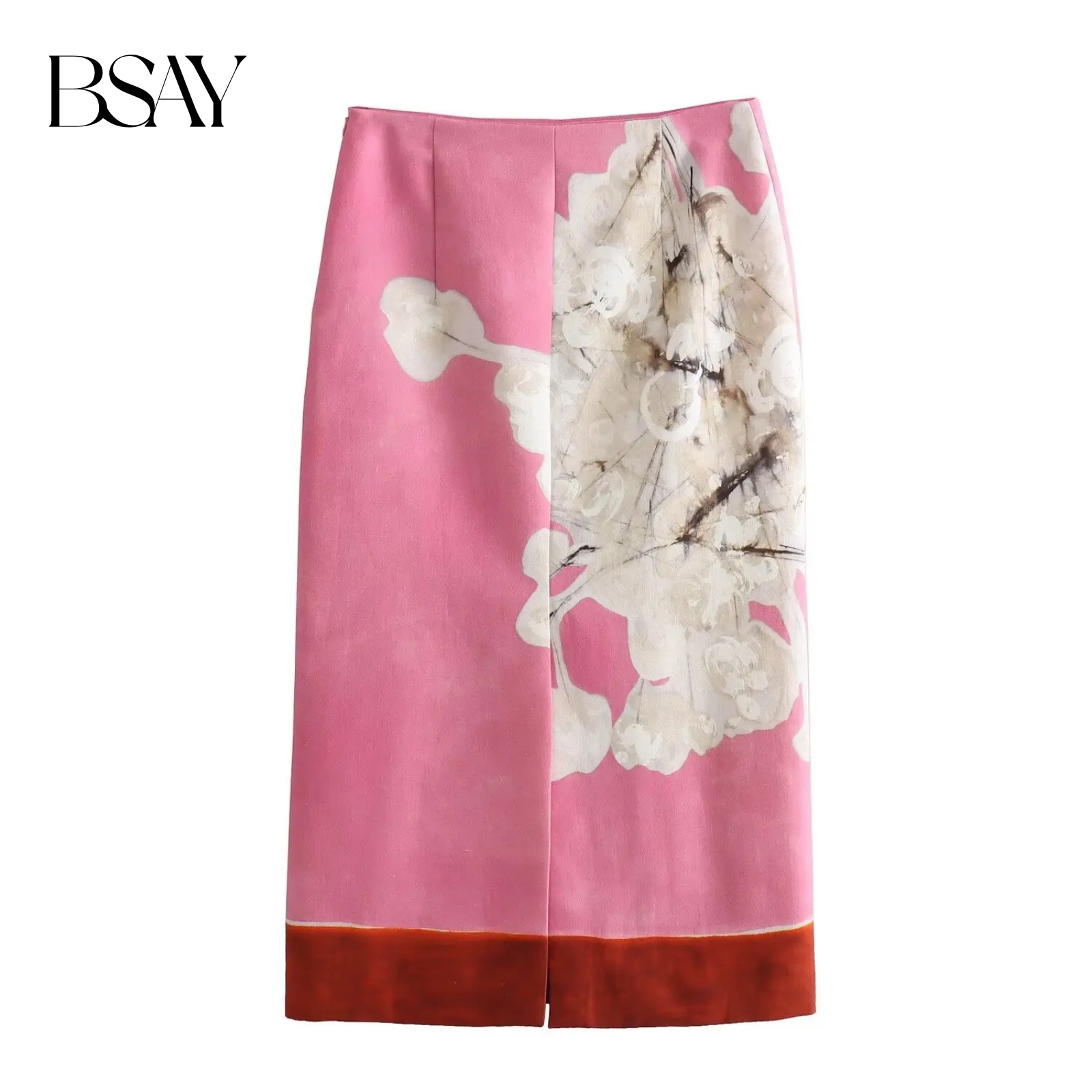 BSAY Women's Fashion Spring Su - Midi Skirt Floral recension och pris