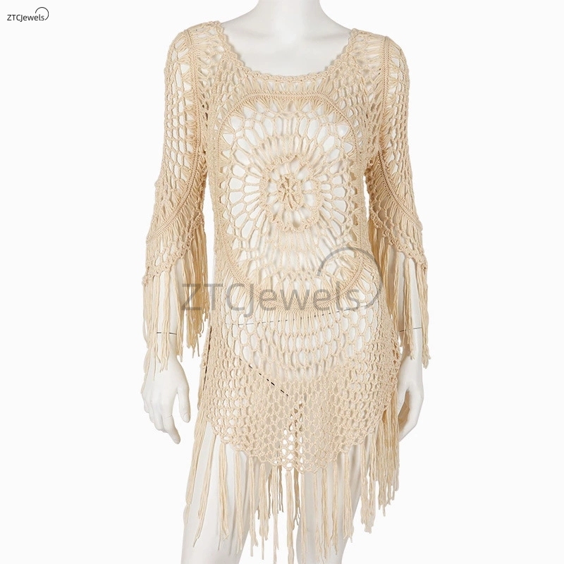 Womens Summer Crochet Bikini C - Cover Up Kaftan recension och pris