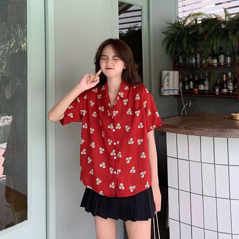 Retro Floral Print Short Sleev - Romper Floral Print recension och pris